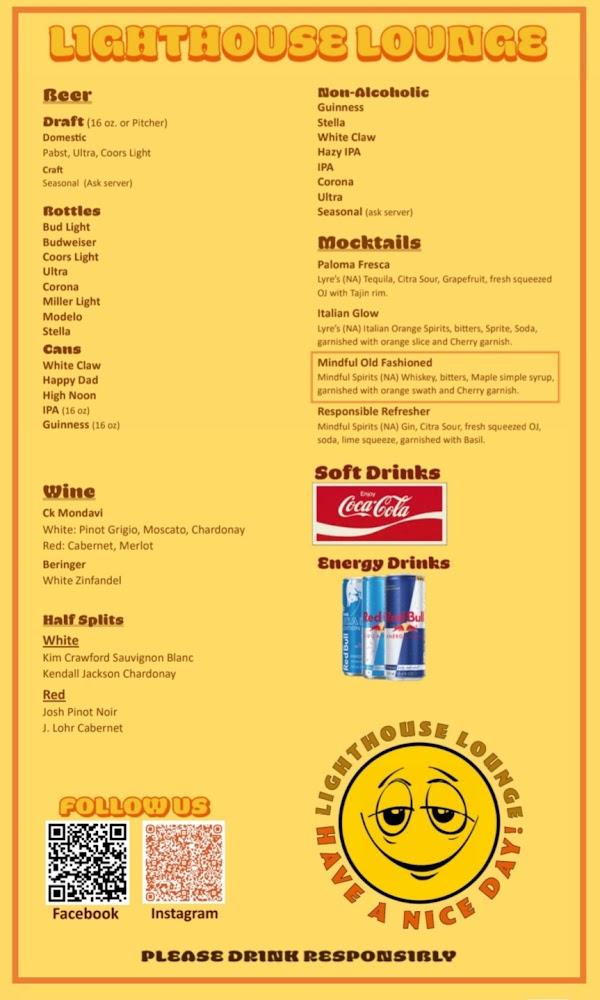 Lighthouse Lounge Menu image 3